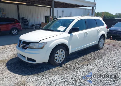 2018 Dodge Journey Se from USA, damaged, VIN 3C4PDCAB8JT384182